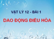 Dao động điều hòa: Dao động cơ, dao động điều hòa, chu kỳ,...